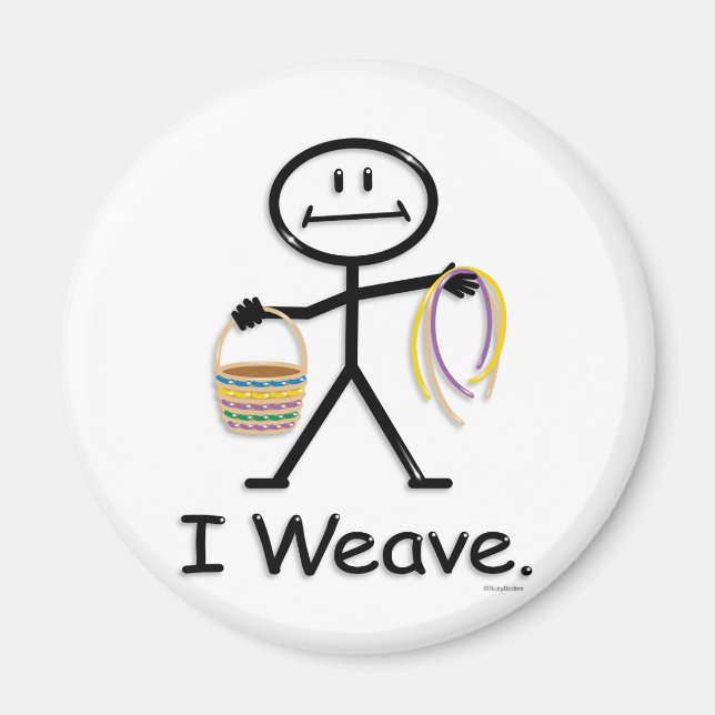 Basket Weaving Magnet (Front)