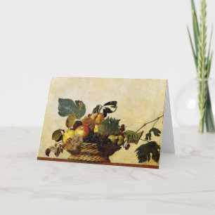 Basket with Fruit, Caravaggio Card