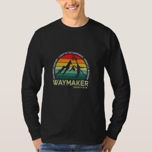 Basketbal Inspirational Waymaker Promise Keeper Ch T-Shirt