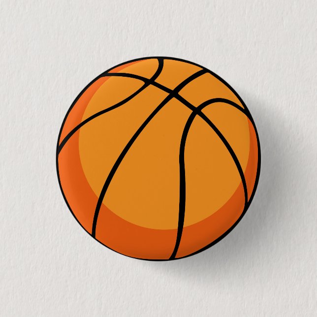 Basketball 3 Cm Round Badge (Front)