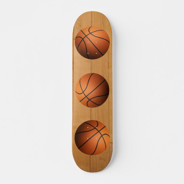Basketball - 3D Effect Skateboard (Front)