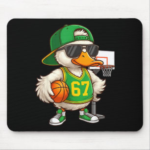 Basketball 67 Six Seven Funny Basketball Meme Drip Mouse Mat