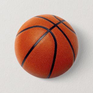 BASKETBALL 6 CM ROUND BADGE
