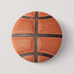 Basketball 6 Cm Round Badge