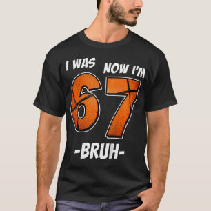 Basketball 7 Year Old Birthday - I Was 6 Now I'M T-Shirt