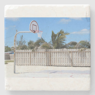 Basketball 80 stone coaster
