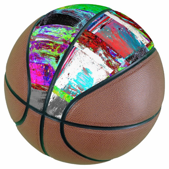 Basketball – Abstract Grid (Angled)