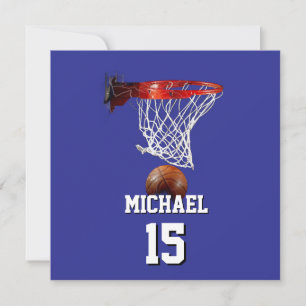 Basketball Add Your Name & Number Pop Art