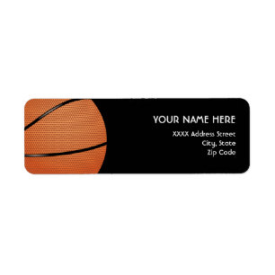 Basketball Address Labels