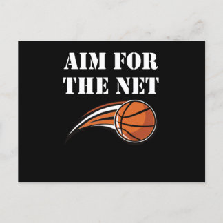 Basketball - Aim For The Net Postcard