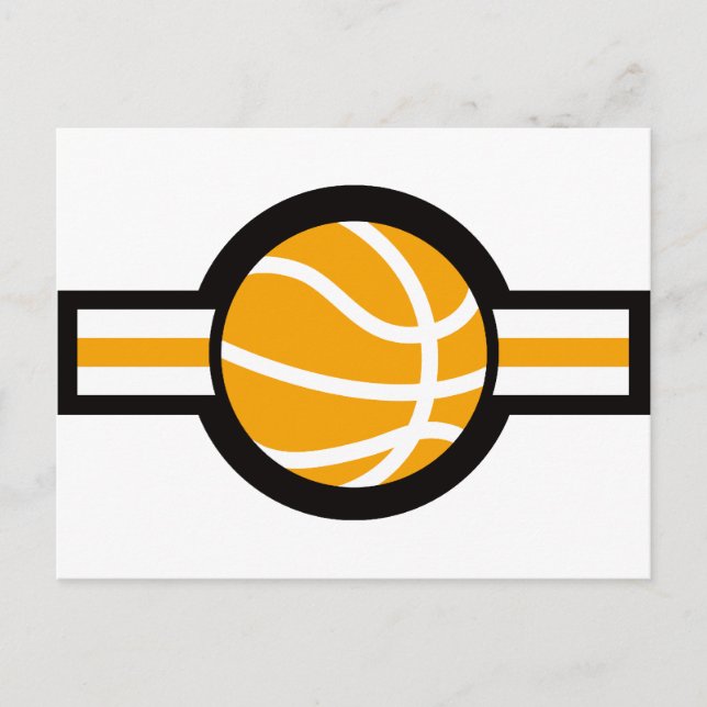 basketball airstripe postcard (Front)