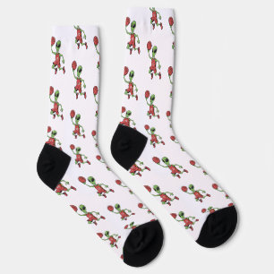 Basketball Alien Socks