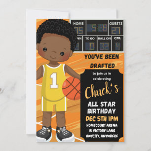Basketball   All Star   Sports Invitation