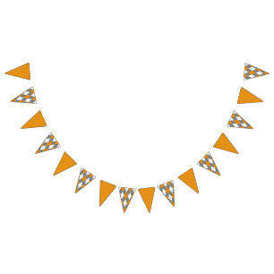 Basketball and Argyle Pattern Bunting