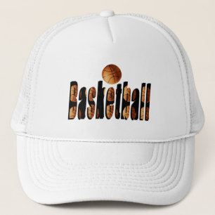 Basketball And Basketball Logo, Trucker Hat