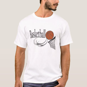 Basketball and Hoop T-Shirt