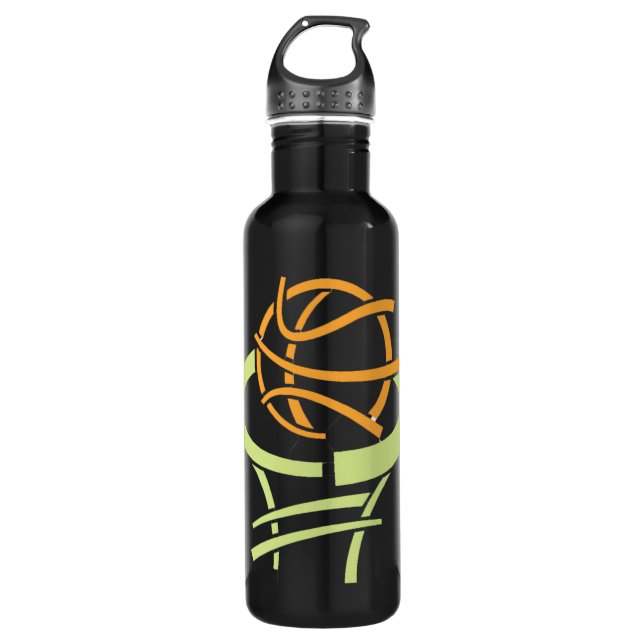 Basketball And Net 710 Ml Water Bottle (Front)