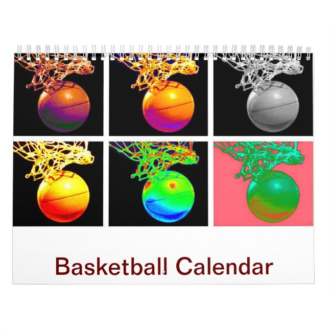 Basketball Art Calendar (Cover)