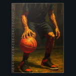 Basketball Art Notebook - Sports Design Journal<br><div class="desc">Transform your note-taking experience with this eye-catching basketball notebook. Featuring vibrant artwork of a basketball and hoop in rich, energetic colors, this journal is perfect for students, athletes, coaches, and basketball enthusiasts who want to showcase their passion for the game. Premium Quality You Can Trust Built to last with durable...</div>