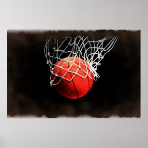 Basketball Art Poster