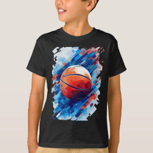 Basketball Art Poster Graphic 1 T-Shirt