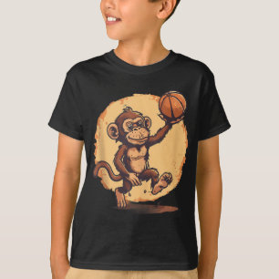 Basketball Artwork Basketball Player Drawing Cute T-Shirt
