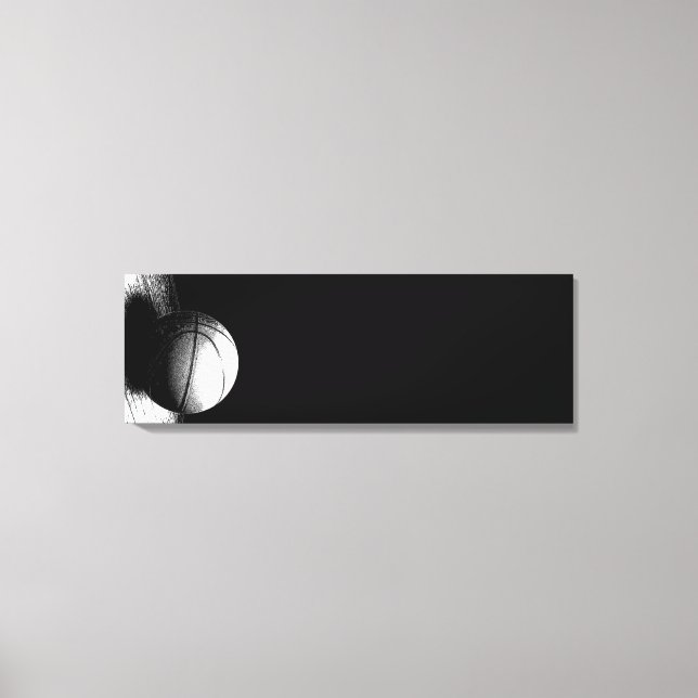 Basketball Artwork Canvas Print (Front)