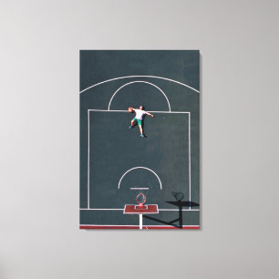 Basketball Artwork Canvas Print