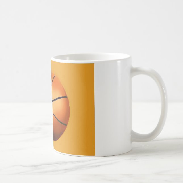 Basketball Artwork Coffee Mug (Right)