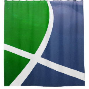 Basketball Artwork Shower Curtain