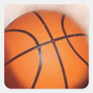 Basketball Artwork Square Sticker