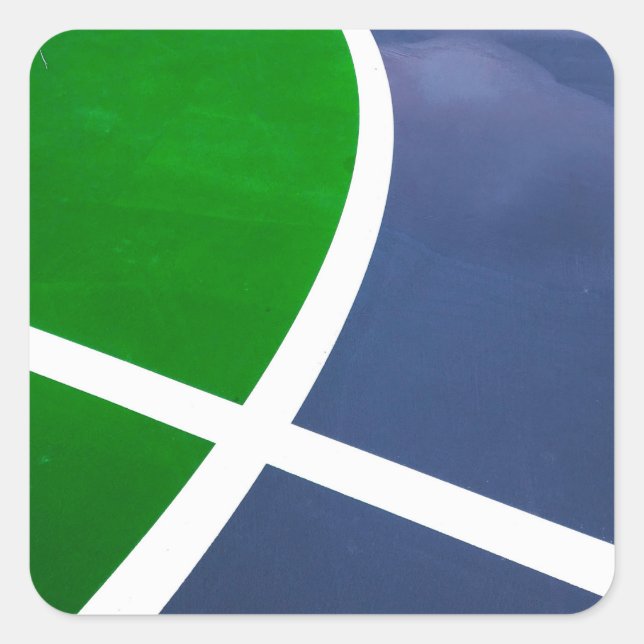 Basketball Artwork Square Sticker (Front)