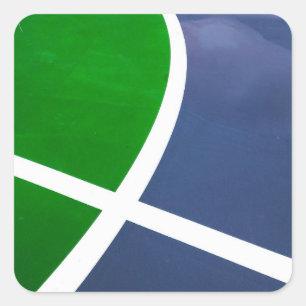 Basketball Artwork Square Sticker