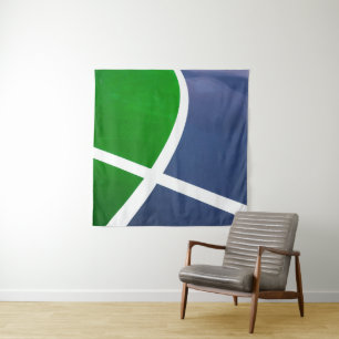 Basketball Artwork Tapestry