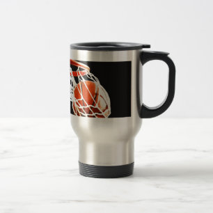 Basketball Artwork Travel Mug