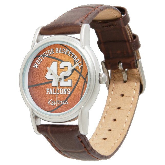 basketball athlete name end of season gifts  watch (Angled)