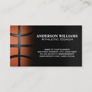 Basketball   Athletics Sports Business Card