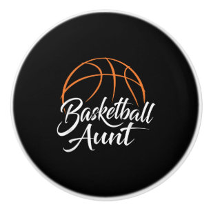 Basketball Aunt Basketball Mum Auntie Gift Ceramic Knob