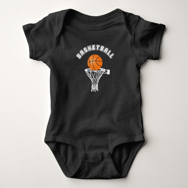 Basketball Baby Bodysuit (Front)