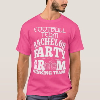 Basketball Bachelor Party Groom Drinking T-Shirt