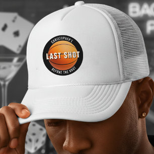 Basketball Bachelor Party Last Shot Before Knot Trucker Hat
