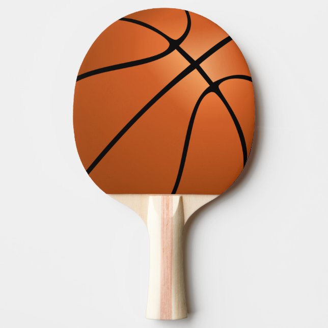 Basketball Background Ping Pong Paddle (Front)
