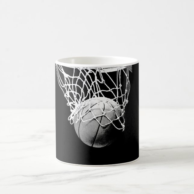 Basketball Ball Coffee Mug (Center)
