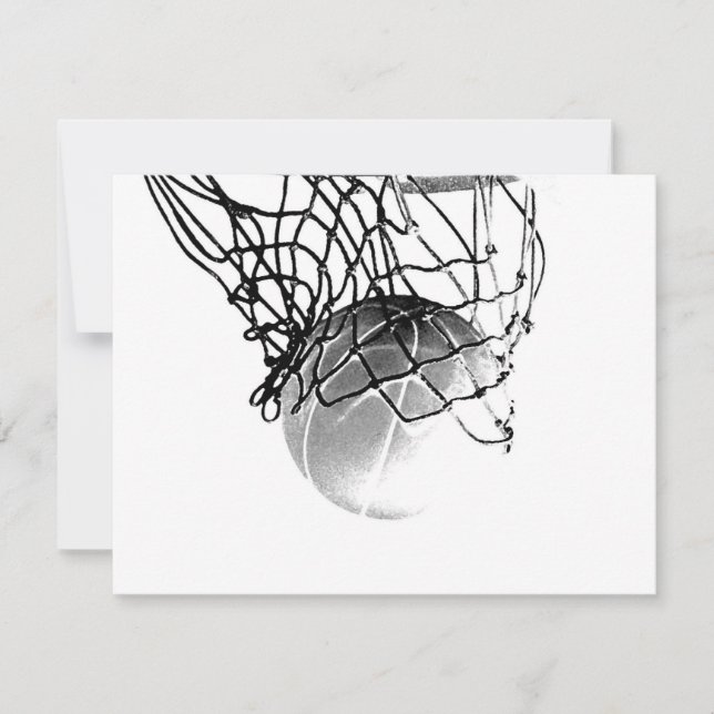 Basketball Ball Invites (Front)