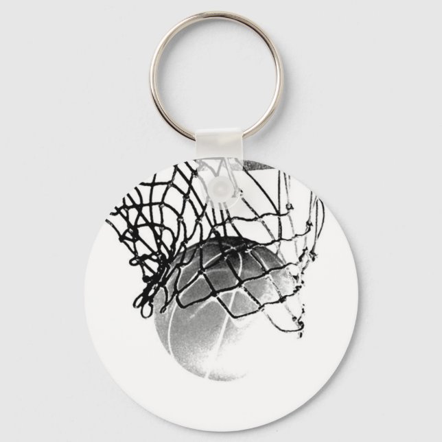 Basketball Ball Key Ring (Front)