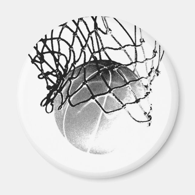 Basketball Ball Magnet (Front)