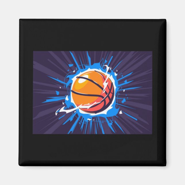 Basketball Ball  Magnet (Front)
