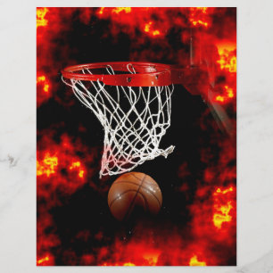 Basketball Ball & Net Flyer