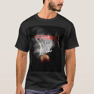 Basketball Ball & Net T-Shirt