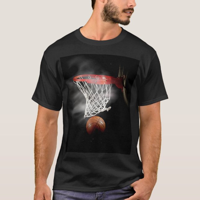 Basketball Ball & Net T-Shirt (Front)